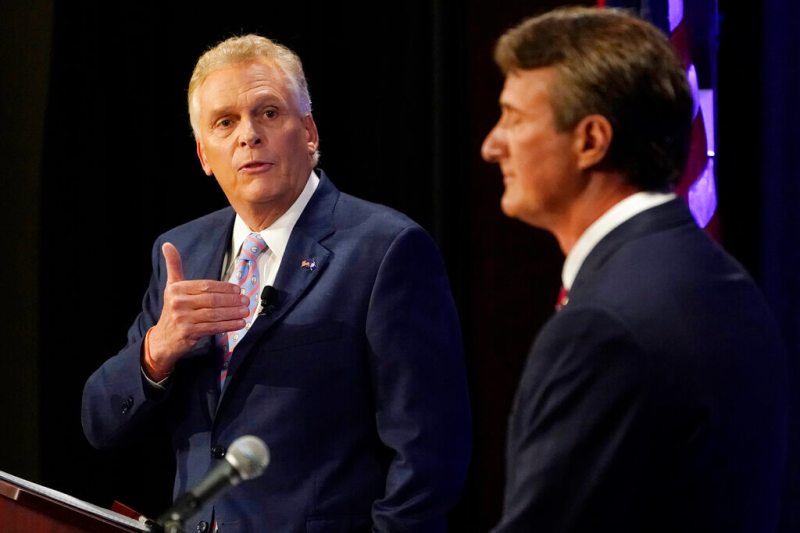 Terry McAuliffe, Glenn Youngkin