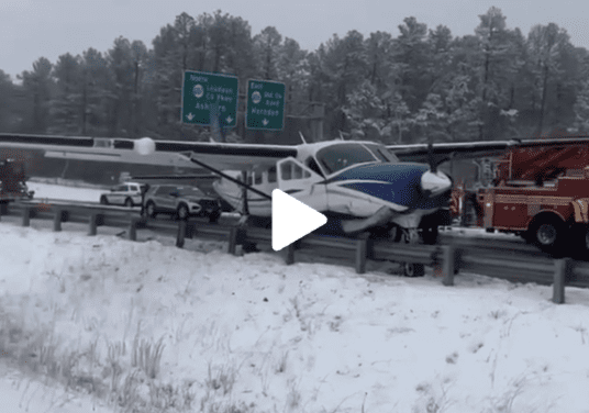 VIDEO:  Plane makes emergency landing on Virginia highway