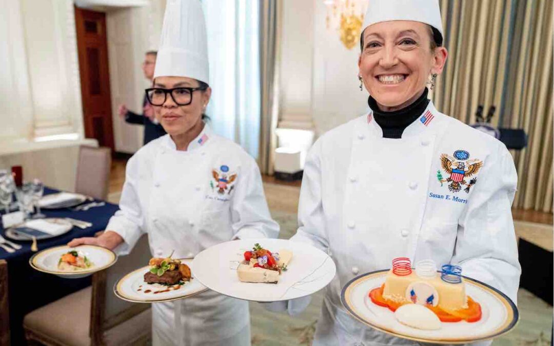 Female White House chef duo has dished up culinary diplomacy at state dinners for nearly a decade