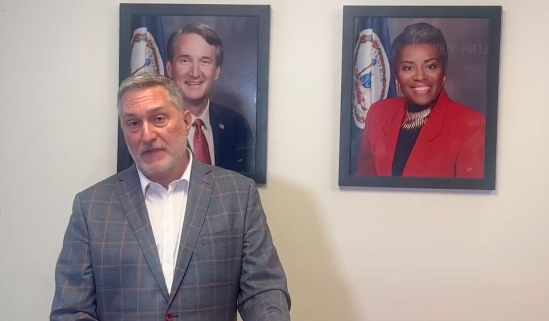 Republican nominee for lieutenant governor rejects Youngkin’s request he withdraw from race over allegations of ‘disturbing online content’