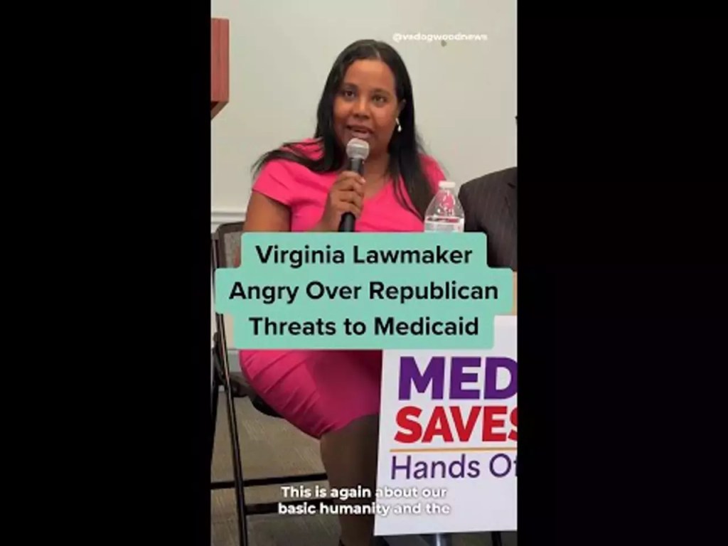 Virginia lawmaker angry over Republican threats to medicaid