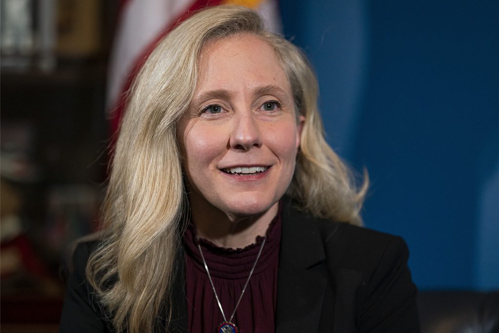 Photo of Democratic nominee for Virginia Governor smiling.