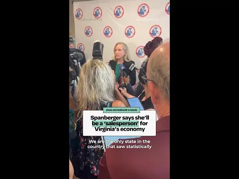 Spanberger says she’ll be a ‘salesperson’ for Virginia’s economy