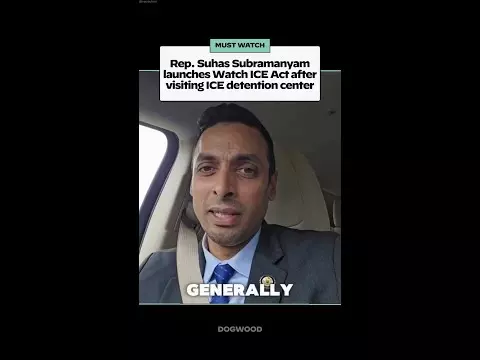 WATCH: What happened after a Virginia lawmaker visited an ICE detention center