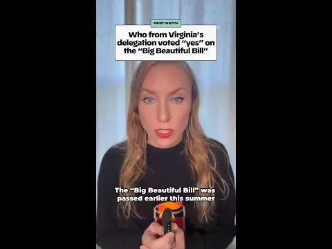 Who from Virginia’s delegation voted “yes” on the ‘Big Beautiful Bill’?