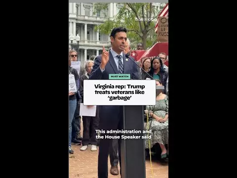 Virginia rep: Trump treats veterans like ‘garbage’
