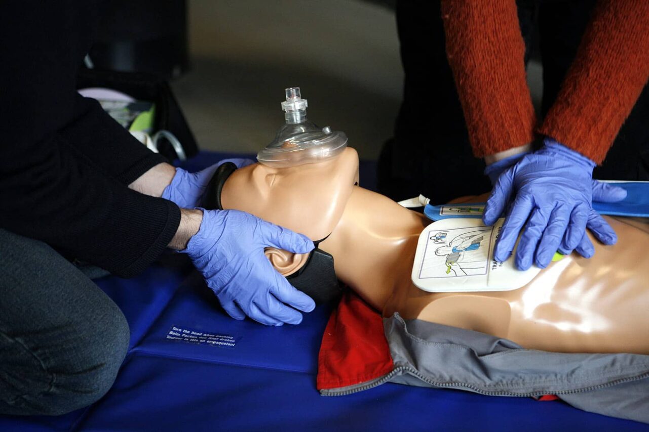 The first ever interactive hands-only CPR kiosk was launched at The Market at 25th in Richmond on October 9.