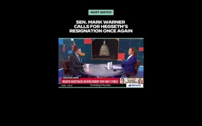 Sen. Mark Warner calls for Hegseth’s resignation once again