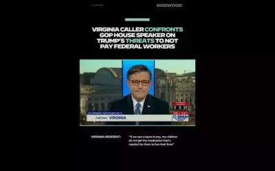 Virginia caller confronts GOP House Speaker on Trump’s threats to not pay federal workers
