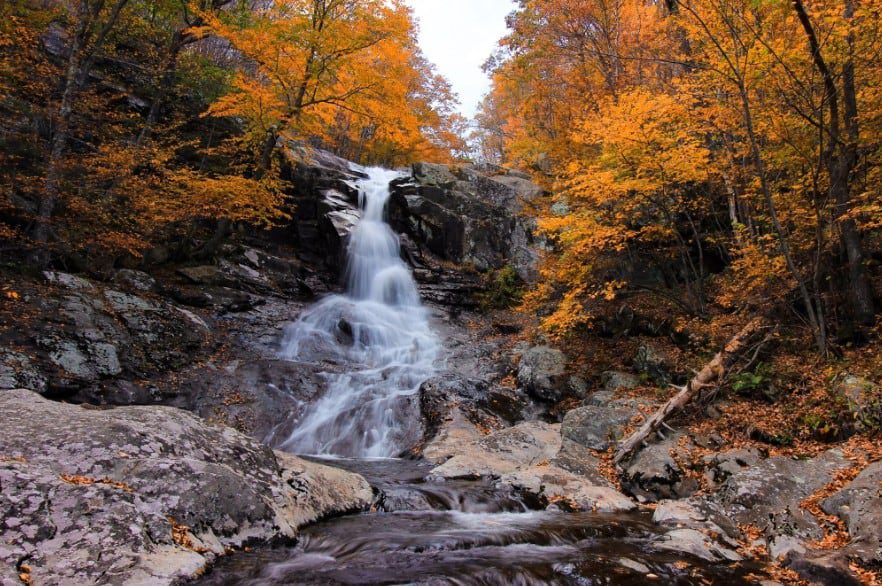 Although fully frozen waterfalls are rare because of the prolonged need for chilly temperatures, partially frozen waterfalls are still well worth the trek.