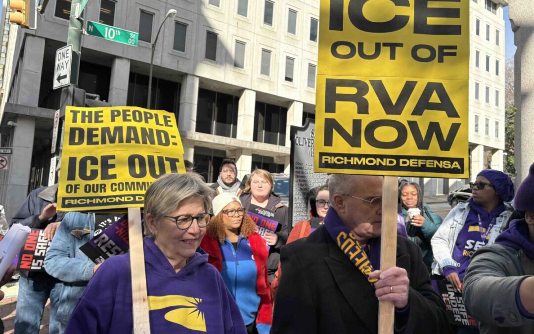 Richmond workers protest ICE as DHS proposes new detention facility in Hanover