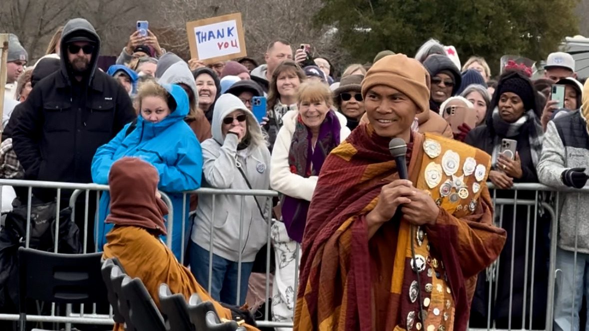 We drove from Virginia to see Buddhist monks—and found community instead