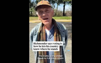 Richmond resident says voting is how he shows where he stands