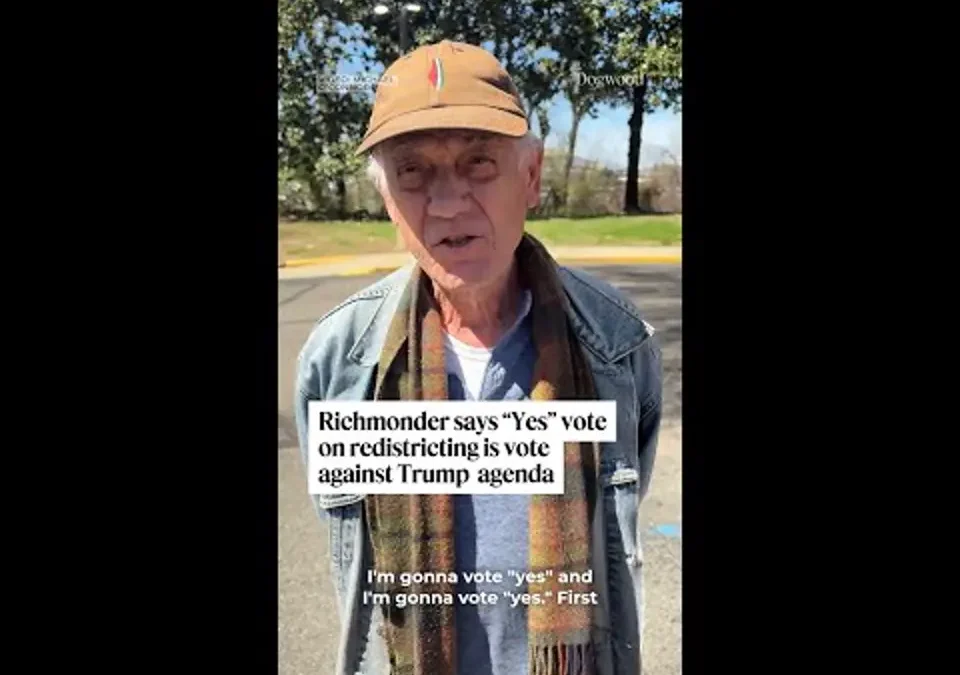 Richmond voter says “yes” on redistricting pushes back on Trump agenda