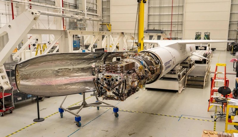 Katalyst Space’s LINK robotic servicing satellite awaits encapsulation inside a Northrop Grumman Pegasus XL on June 8, 2026, at NASA’s Wallops Flight Facility in Virginia