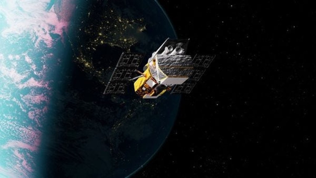 NASA illustration shows the Swift Observatory in space