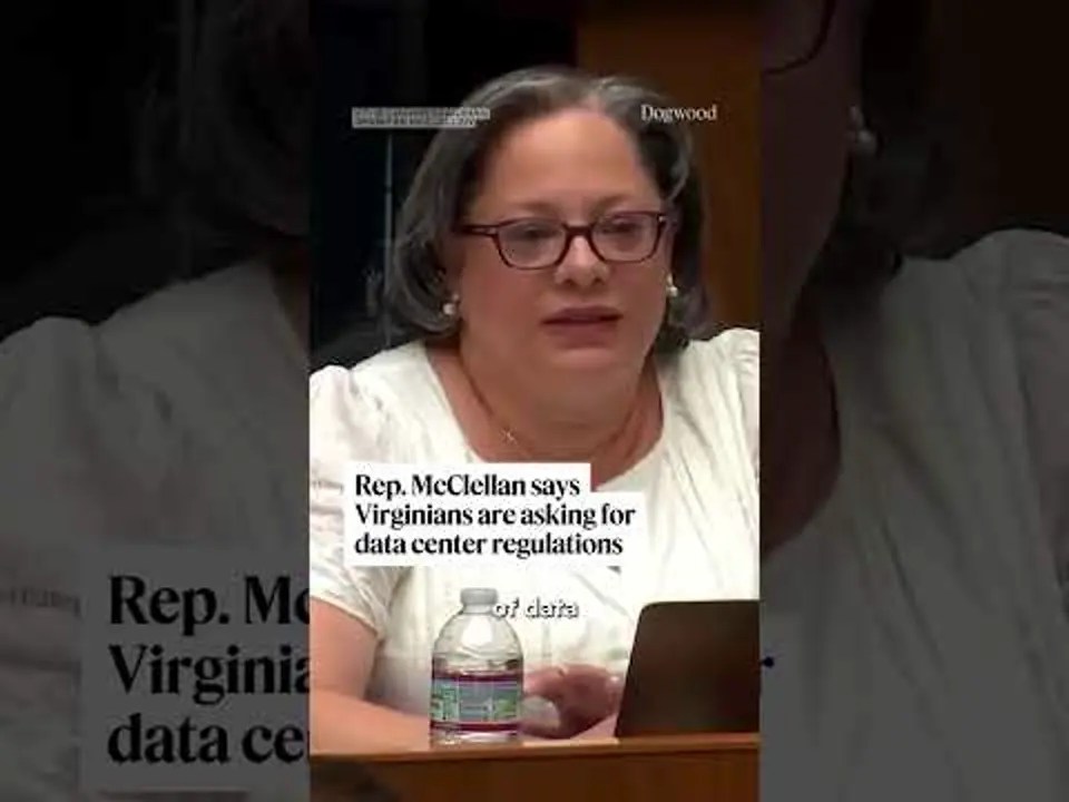 Rep. McClellan Says Virginians Are Asking for Data Center Regulations