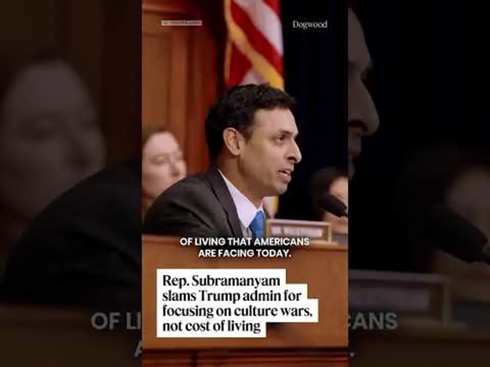 Rep. Subramanyam slams Trump admin for focusing on culture wars, not cost of living